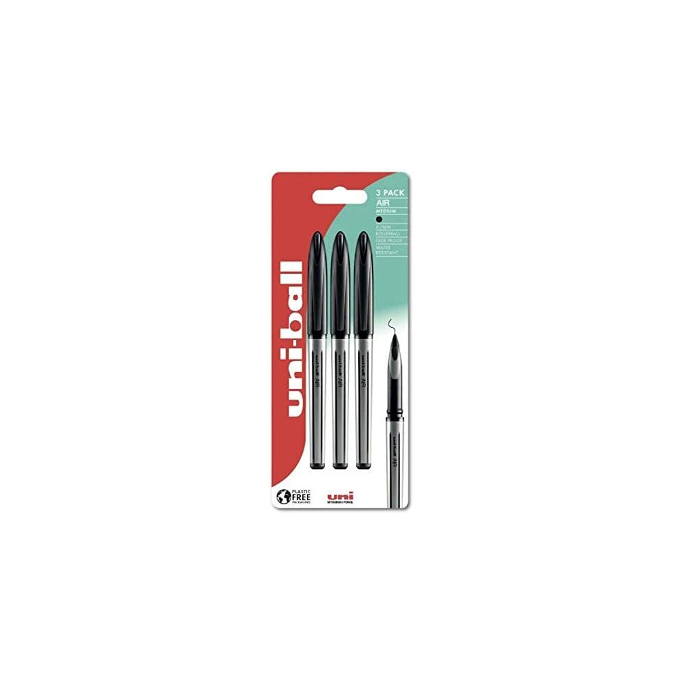 UB188L Air Rollerball Pens Premium 07mm Medium Nib for Super Smooth Handwriting Writes Like a Fountain Pen Fade and Water Resistant Liquid Uni Super