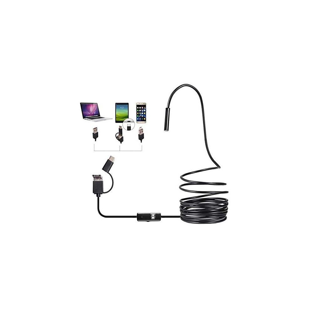 Endoscope 3In1 Typec Usb Inspection Camera For Industrial Hd Cameras Endoscope Waterproof Endoscope Inspection Camera 697116956316