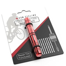 Tubeless Tire Repair Kit for Bikes 8 Colors Fixes Mountain Bike and Road Bicycle Tire Punctures Includes Tire Repair Fork and Reamer 8 Bacon Strips