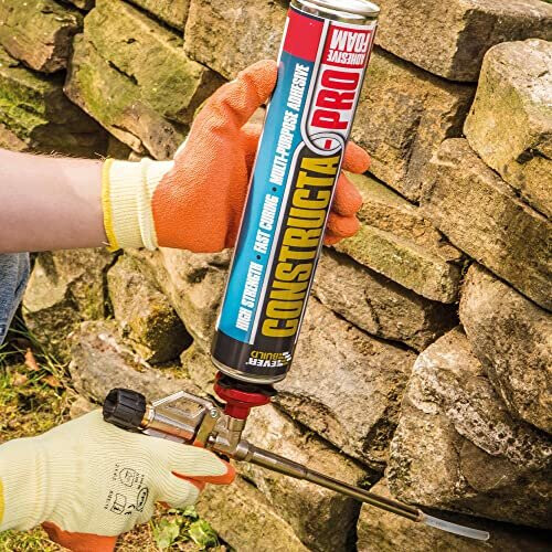 Everbuild Constructa Pro Adhesive Foam 750 ml GREY 1