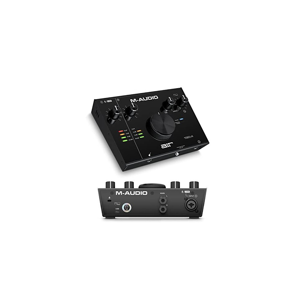 AIR 192x4 USB C Audio Interface for Recording Podcasting Streaming with Studio Quality Sound 1 XLR in and Music Production Software