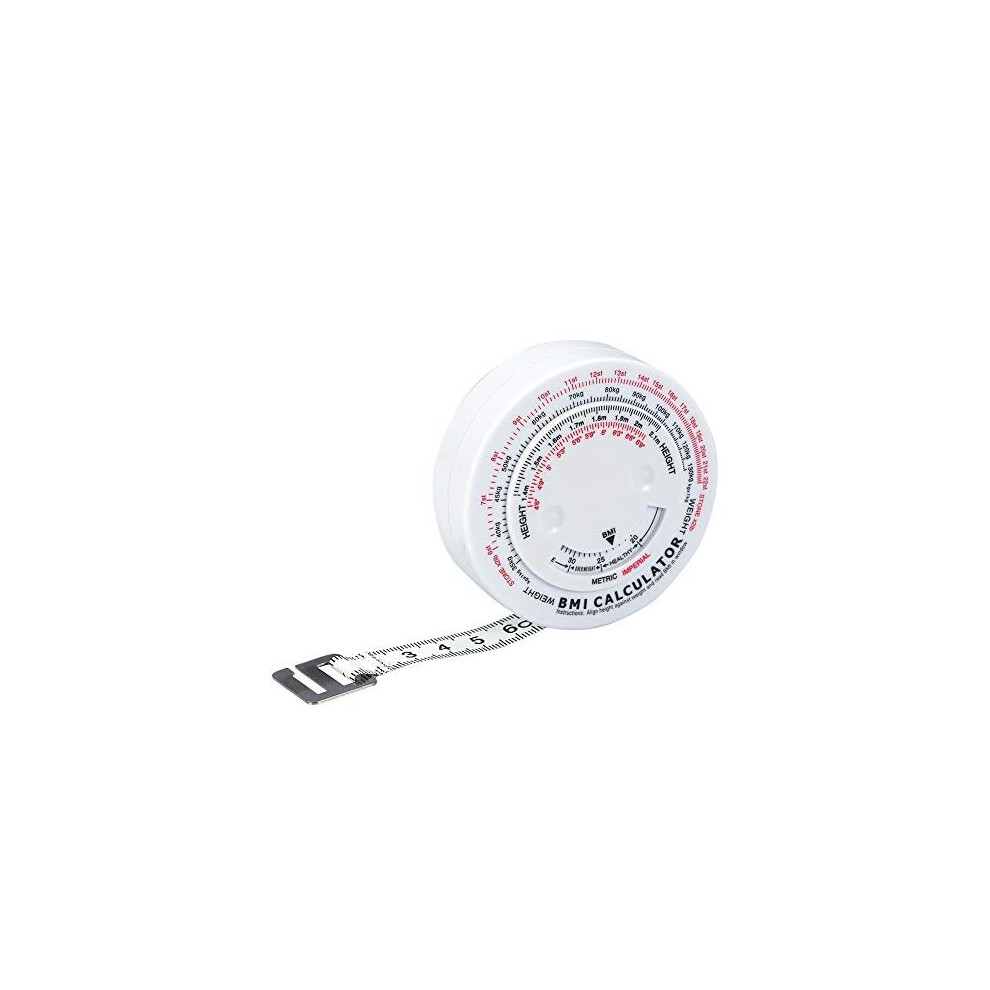 Betued Fat Measurement Tape Bmi Retractable Measuring Tape For Accurate Waist Body Mass Index Measurement Body Tape Measure With Bmi Calculator