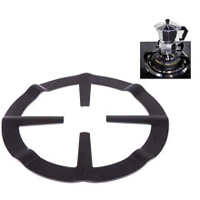 TopKitchenGadgets Universal Mocha Pot Stand Reducer Ring Holder Base Trivet for Moka Expresso Coffee Heavy Duty Cast Iron Metal Trivits Extender for
