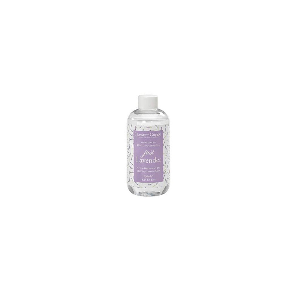 Hassett Green Just Lavender Fragrance Oil Reed Diffuser Refill - 250ml - Image 3