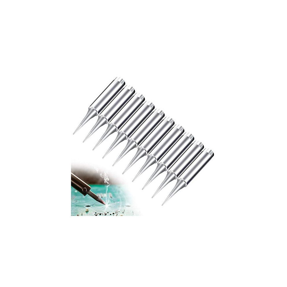 10 Pcs Solder Iron Tips 900Mti Soldering Tips Replacement Soldering Bits For For 936 937 938 969 8586 852D Soldering Station 747333156966