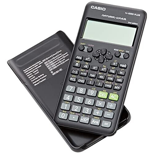 Casio FX82ES PLUS2 Scientific Calculator 252 Functions 11 x 77 x 162 mm Black