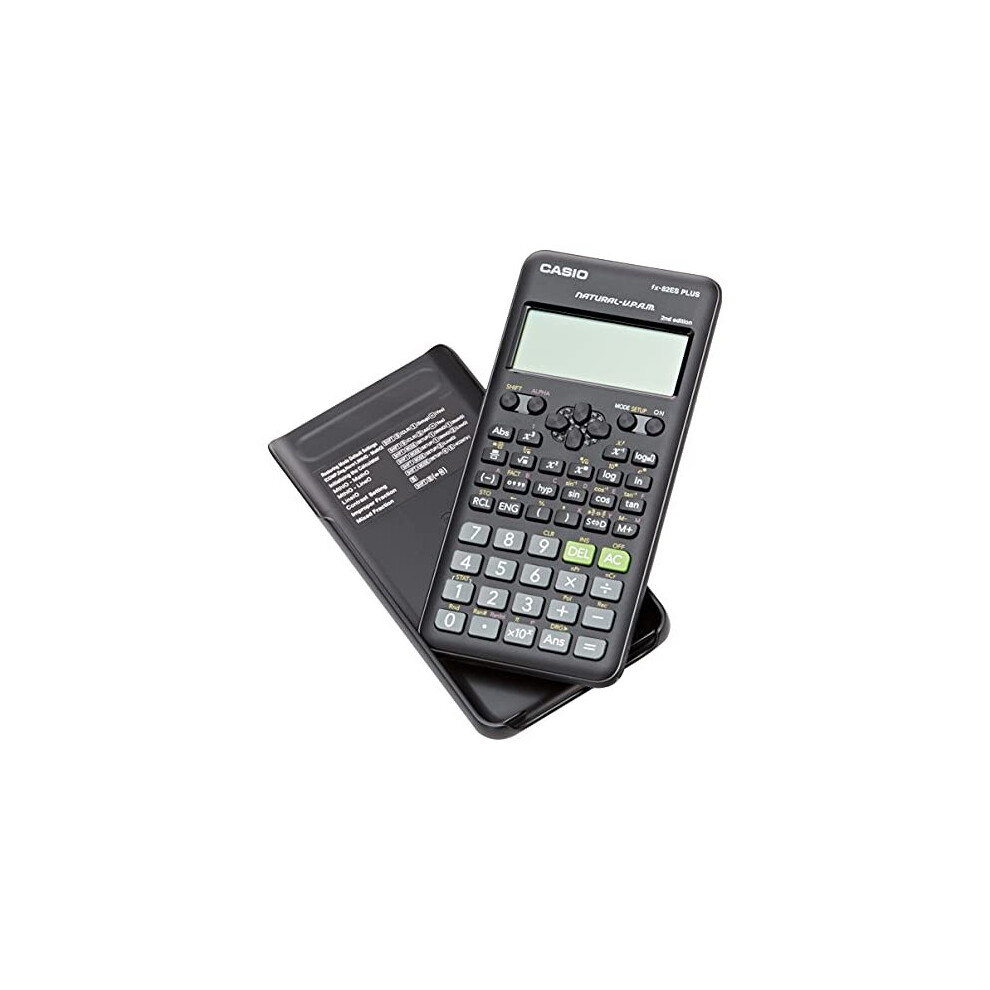 FX82ES PLUS2 Scientific Calculator 252 Functions 11 x 77 x 162 mm Black