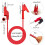 Stackable 4mm Banana Plug to Alligator Clips Test Leads Crocodile Test Clamps Cables for Multimeter Electrical Testing 5PCS 6