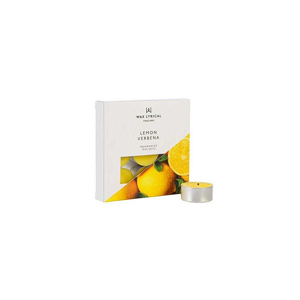Scented Tealight Candles Box of 9 Lemon Verbena