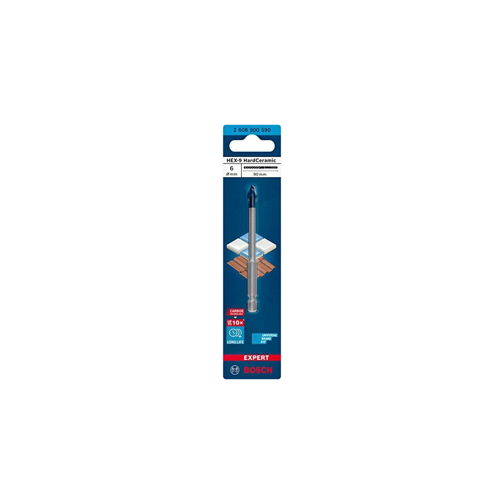 Bosch Professional 1X Expert Hex9 Hardceramic Drill Bit For Roof Tiles Tiles 600 Mm Accessories Rotary Impact Drill