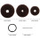 WILLBOND 9 Pezzi Set per Ciambella Capelli con 12 Elastici e 32 Fermagli 2