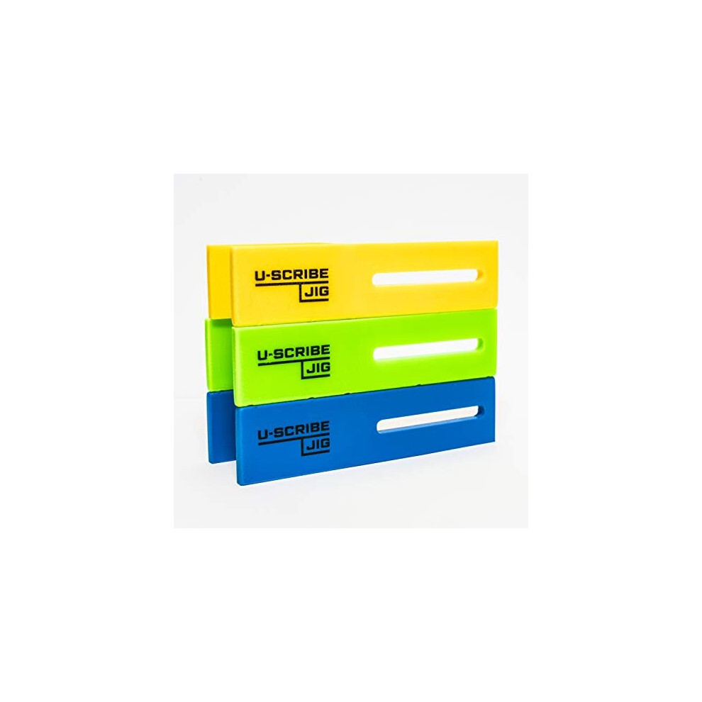 Installers Set Woodworking Carpentry Jigs Set Makes Scribing Fillers Toe Kicks And Ceiling Scribes Easy Ideal For Carpenters Cabinet Installations 5060707620043