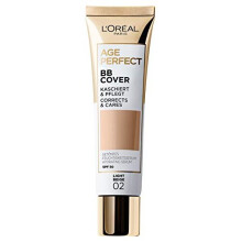 LOral Paris Age Perfect BB Cream 02 Light Beige lightweight Infused with hydrating serum Vitamin B3 SPF 50