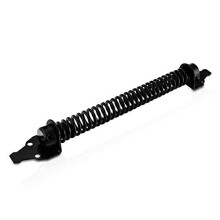 XFORT Black Gate Spring Automatic Door Closer with Black Powder Coating to Resist Corrosion and Protect Against The Weather Suitable for External Use