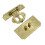 Pure Copper Square Wood Box Toggle Latch Retro Decorative Lock Catch Lock with Screws for Suitcase Chest Trunk Latch Clasp Jewelry Box 65 52cm Golden 5