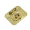 Pure Copper Square Wood Box Toggle Latch Retro Decorative Lock Catch Lock with Screws for Suitcase Chest Trunk Latch Clasp Jewelry Box 65 52cm Golden 1