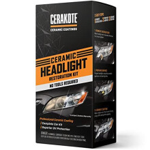 CERAKOTE Ceramic Headlight Restoration Kit Guaranteed To Last As Long As You Own Your Vehicle Brings Headlights back to Like New Condition 3 Easy