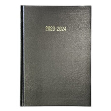 20232024 Academic Diary A5 WTV Week to View Appointment Mid Year Planner BlackNevy BlueRedPinkPurple Colour Black