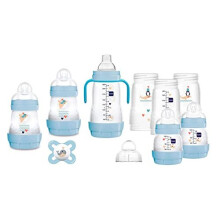Easy Start Self Sterilising Anti Colic Starter Set Newborn Bottle Set and Soother Newborn Essentials for Boys