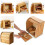 2Layer Bamboo Bread Bin with Removable Layer Self Assembly 5