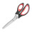 Pinking Shears Serrated Comfort Grips Handled Professional Dressmaking Sewing Craft Zig Zag Cut Scissors 9 Inch Black Red 2