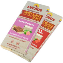 Natural Guava Energy Bars 2x400g High Carb Cycling Energy Snack Sport Gel in One for Maximum Endurance Running Sweets for Athletes Vegan No Gluten