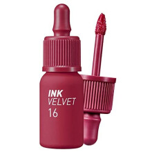 Peripera Lip Ink Velvet Tint Soft Glowing Cosmetics Smooth And ShiningLong Lasting Makeup Heart Fuchsia Pink