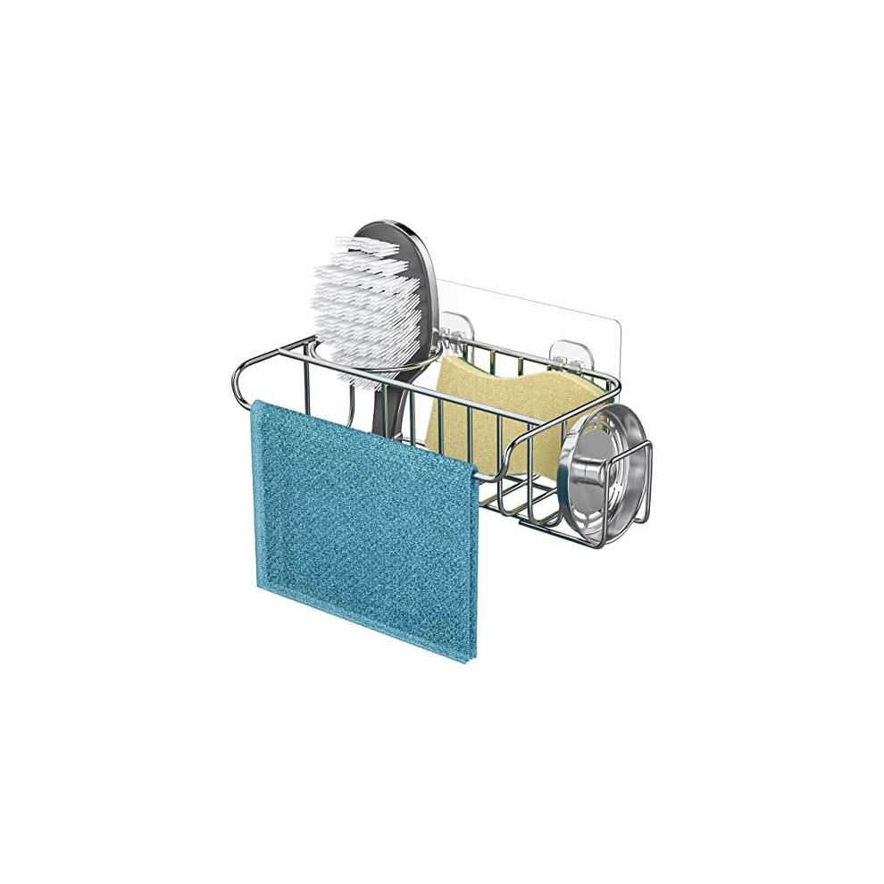 Kitchen Sink Tidy Caddy 4 In 1 Sponge Holder Sink Tidy Organiser For Sponges Washing Up Kitchen Brush Wash Up Liquid And Sink Stopper Wall 6972842760517