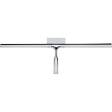 Bathroom squeegee Terni Jumbo shower squeegee with wall attachment to stick on metal 40 x 17 x 35 cm chrome