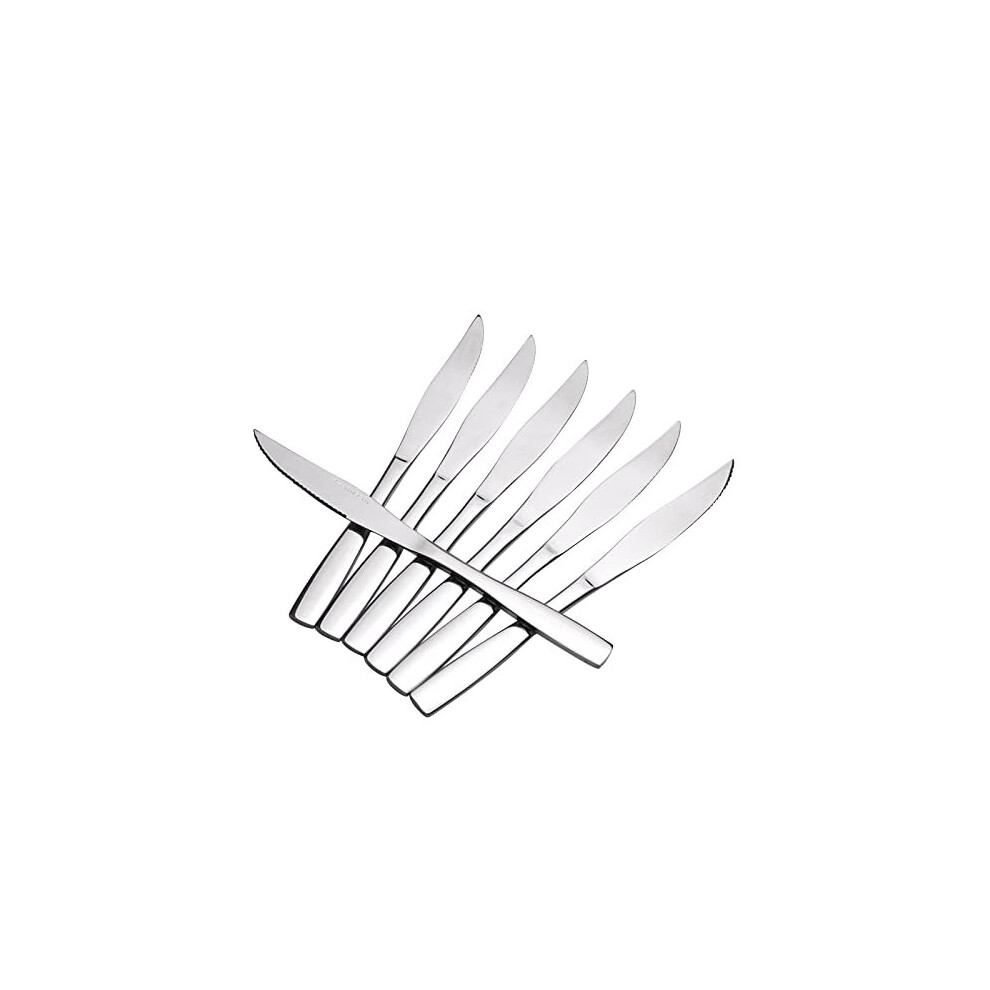 Steak Knives Set of 12 Stainless Steel Kitchen Serrated Dinner Knife