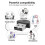 USB Mini Recording Microphone 360 Omnidirectional Portable Studio Speech Audio MIC Adapter Suitable for Web Chat Network Video Conferencing Network 6