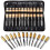 Professional Wood Carving Chisel Set 12 Piece Sharp Woodworking Tools wCarrying Case Great for Beginners 1