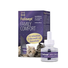Family Comfort Relaxing Agent in MultiCat Household Refill Bottle 45 ml With natural catnip Cat plug in calmer Release tensions in multicat households