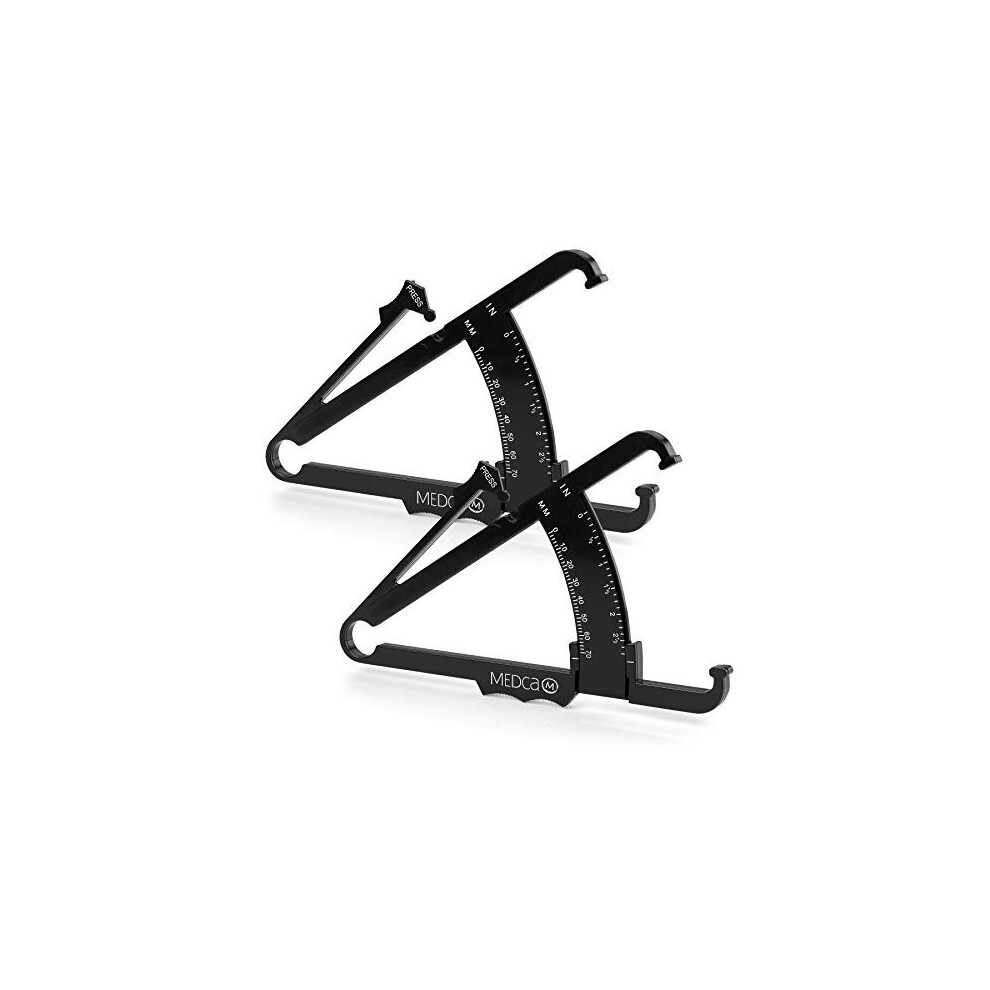 Medca Skinfold Body Fat Caliper Skin Fold Body Fat Analyzer And Handheld Bmi Measurement Tool Skinfold Caliper Device Measures Body Fat For Men And Women By