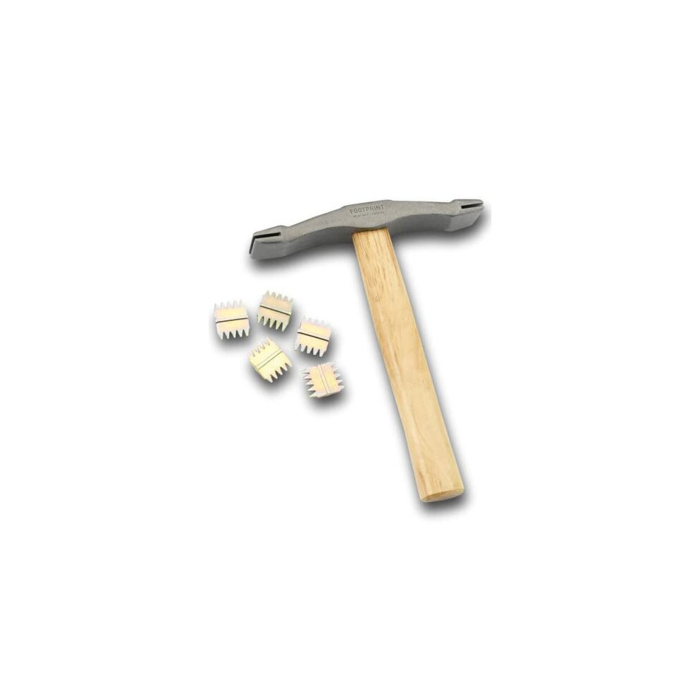 Scutch Hammer and Combs Set MasonryBricklaying Tools Double Ended 5 Combs Included Comfortable Hickory Handle Essential Builders Hand Tools for a
