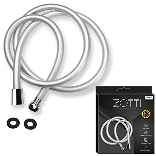 PVC Shower Hose 2m Strong AntiBurst Universal Standard Fitting Easy Replacement