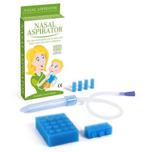 Baby Nasal Aspirator with 24 Hygienic Filters Blue