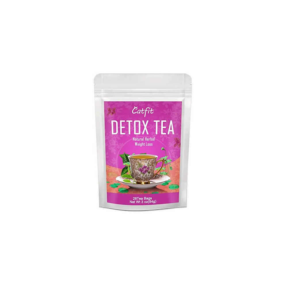 Catfit 28 Days Detox Tea Weight Loss Tea Teatox Slimming Herbal Tea Energy Booster Cleanse