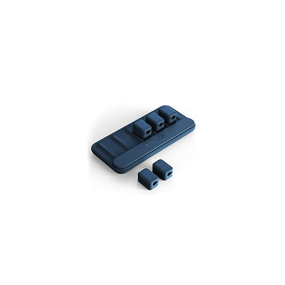 Cable Management Magnetic Cable Holder Desktop Cable Ties 5 Clips for Lightning Cable USBC Cable Micro Cable Sticks to Wood Marble Metal and Glass in