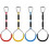 Kids Gymnastic Rings Backyard Playground Play Sets for Obstacle Ring Monkey Ring Climbing Ring Training 4 PCS 1