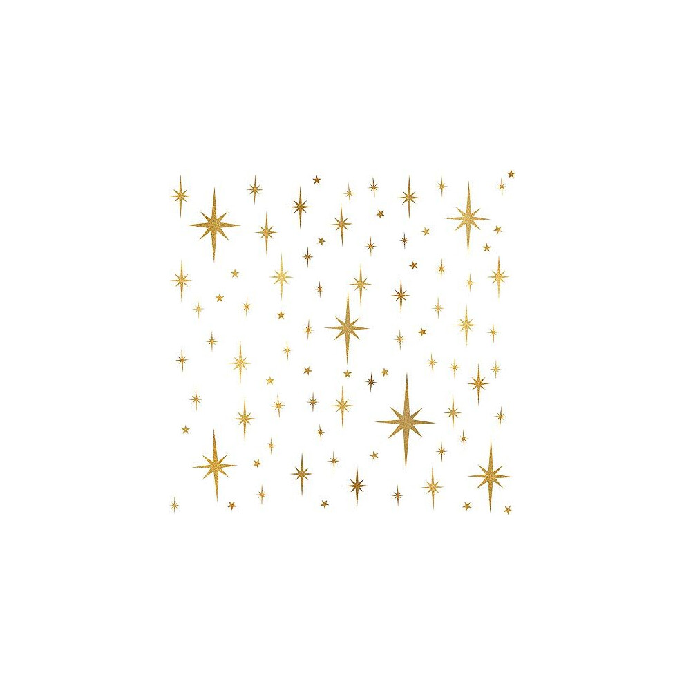 Easma Retro Starburst Wall Decals Star Wall Stickers Atomic Star Wall Decals Geometric Wall Decor Modern Nursery Decor Peel And Stick Stars120pcs