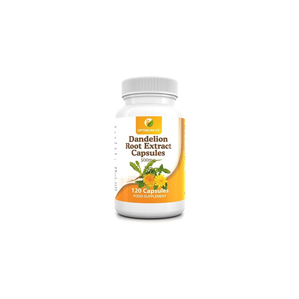 Optimum-Fx Dandelion Root Extract Capsules 500 Mg 120 Capsules