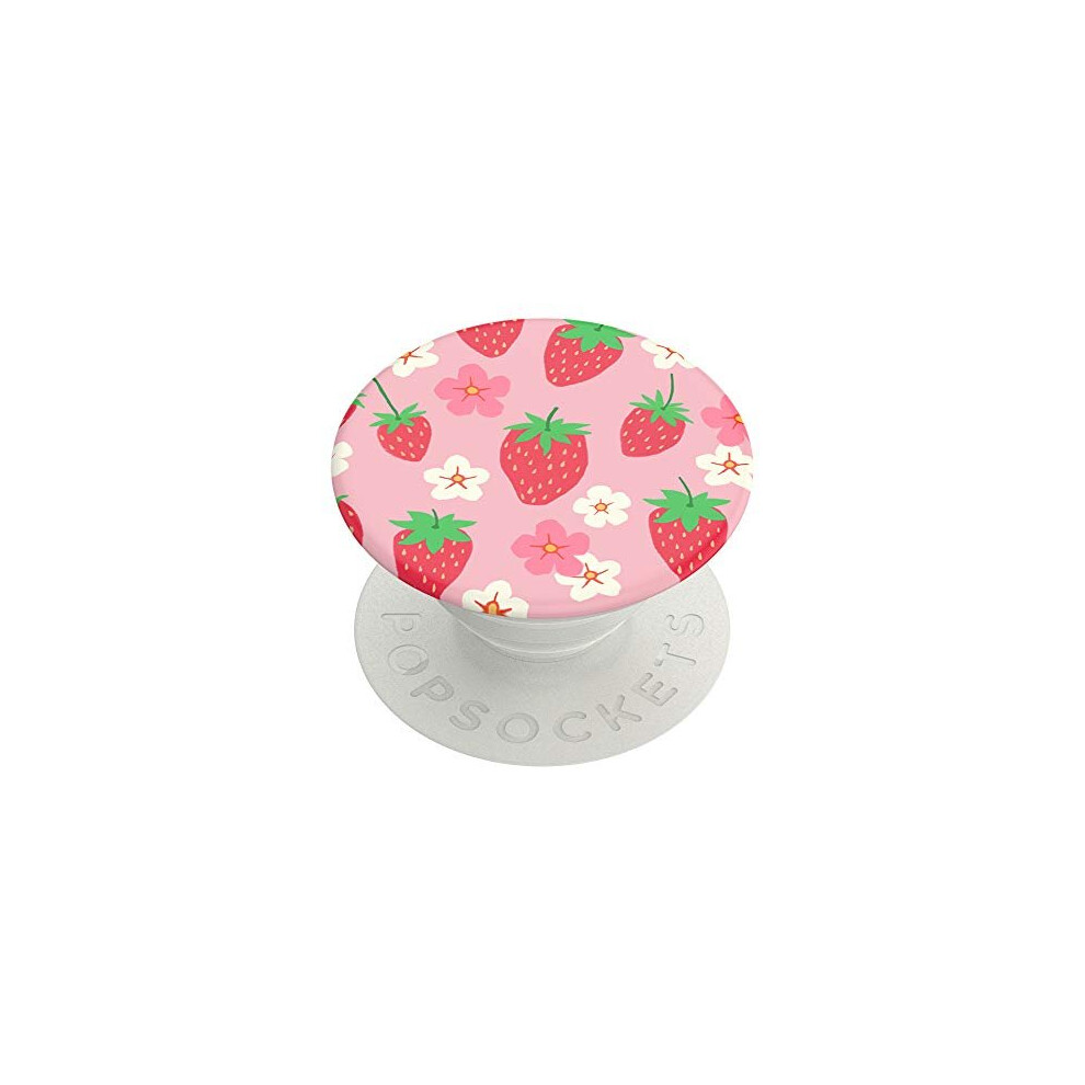 PopGrip Expanding Stand and Grip with a Swappable Top for Smartphones and Tablets Berry Bloom