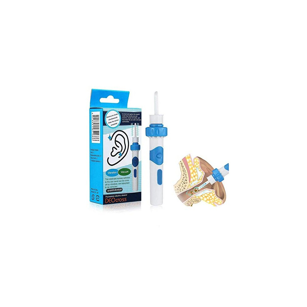 Ear Wax Remover Electric Ear Cleaner Ear Wax Removal Vacuum Electric Ear Wax Remover Vacuum Cleaner for Adults and Children Electric Ear Wax Removal