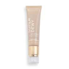 Makeup Revolution, Superdewy Crème Teintée, Couvrance Légère, Fini Brillant, Medium, 1.85 fl. Oz.