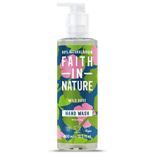 Natural Wild Rose Hand Wash Restoring Vegan and Cruelty Free No SLS or Parabens 400 ml