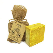 Dr.Ancient saponetta allo zolfo biologico naturale vegano tradizionale fatto a mano antico - antibatterico efficace per l'acne - assolutamente se