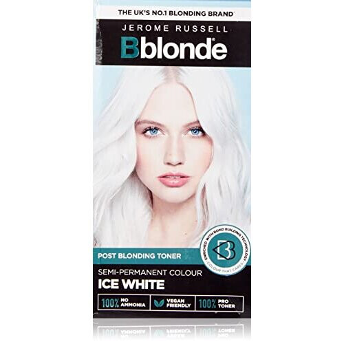 BblondeJerome Russell SemiPermanent Toner Ice White 160 g