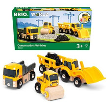 Caixa com 3 máquinas de construção BRIO - Ravensburger - Mista a partir de 3 anos