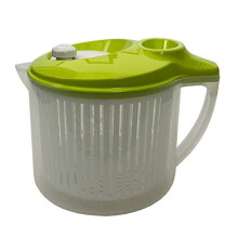 Washer DryerWash Dry Salad 3 Lt 195 x 265 x 19 cm Green White Made in Italy Transparent with Green Lid